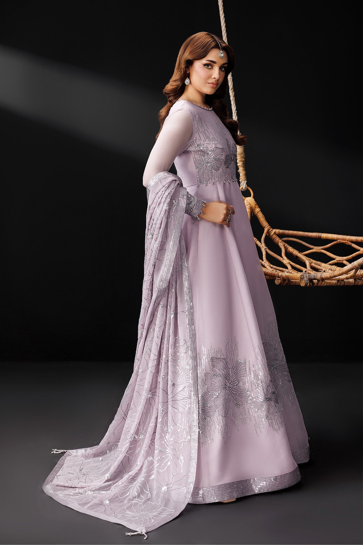 Alizeh | Dua Formals 26 | AF-DUA-3033-Stardust - Dress - available at Maria Faisal in UK and USA.