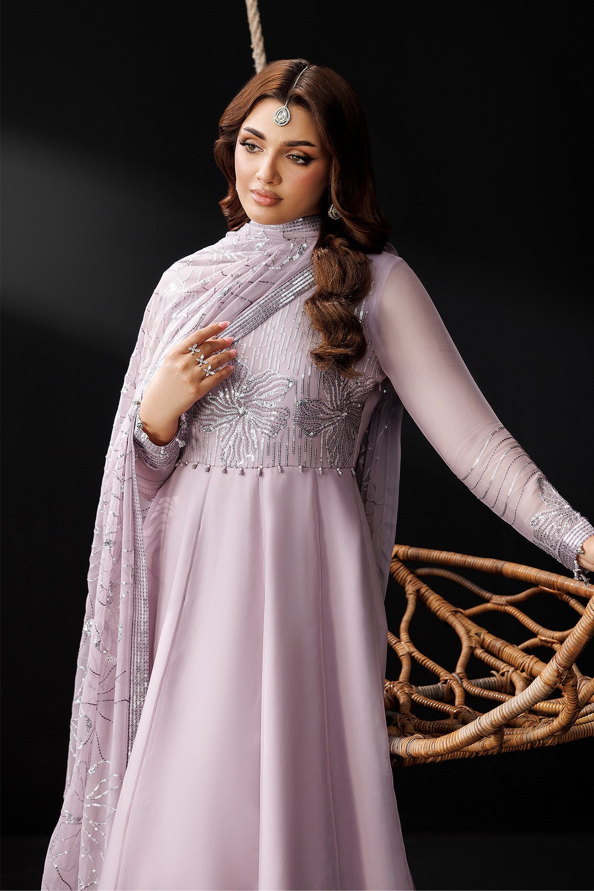 Alizeh | Dua Formals 26 | AF-DUA-3033-Stardust - Dress - available at Maria Faisal in UK and USA.