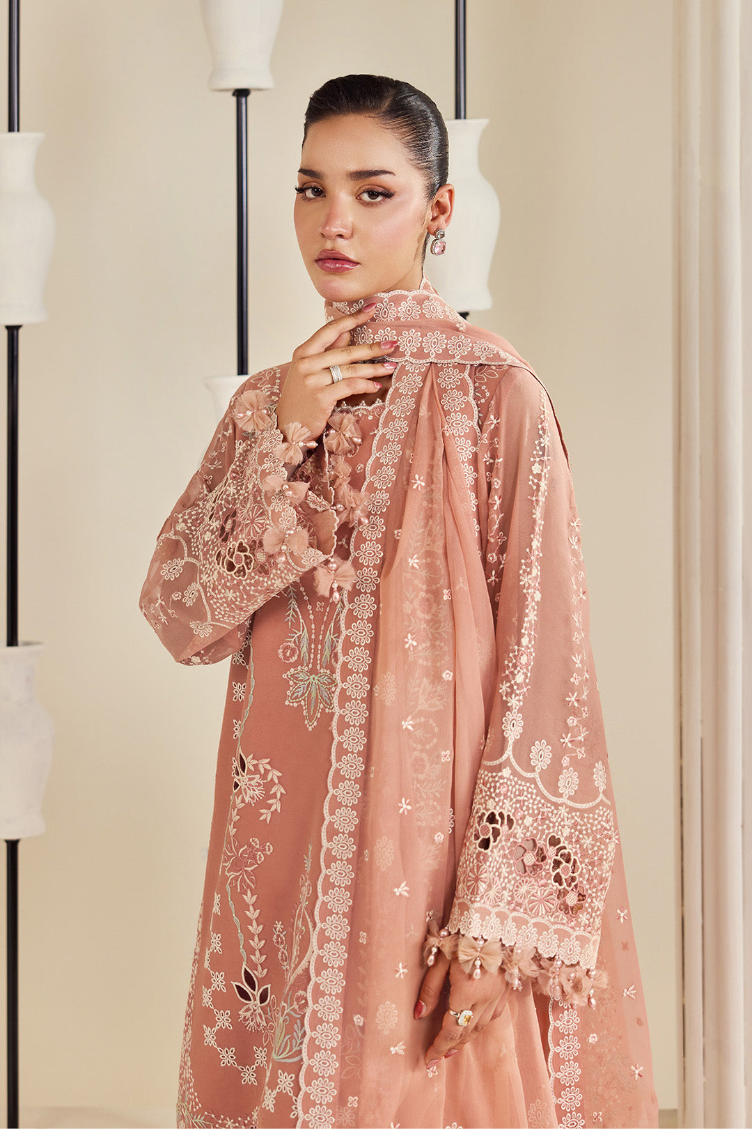 Alizeh | Dhaagay Formals |AF-DHG-5045-Sorah - Formal Dress - available at Maria Faisal in UK and USA.