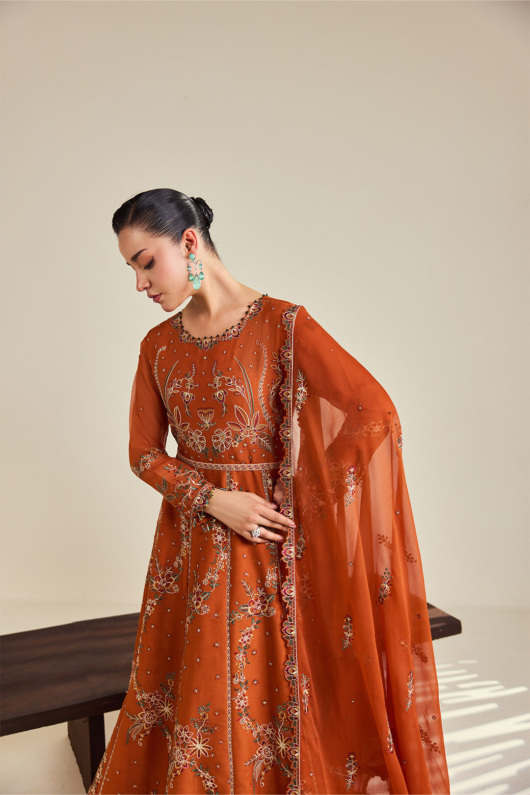 Alizeh | Dhaagay Formals | AF-DHG-5048-Zumar - Formal Dress - available at Maria Faisal in UK and USA.