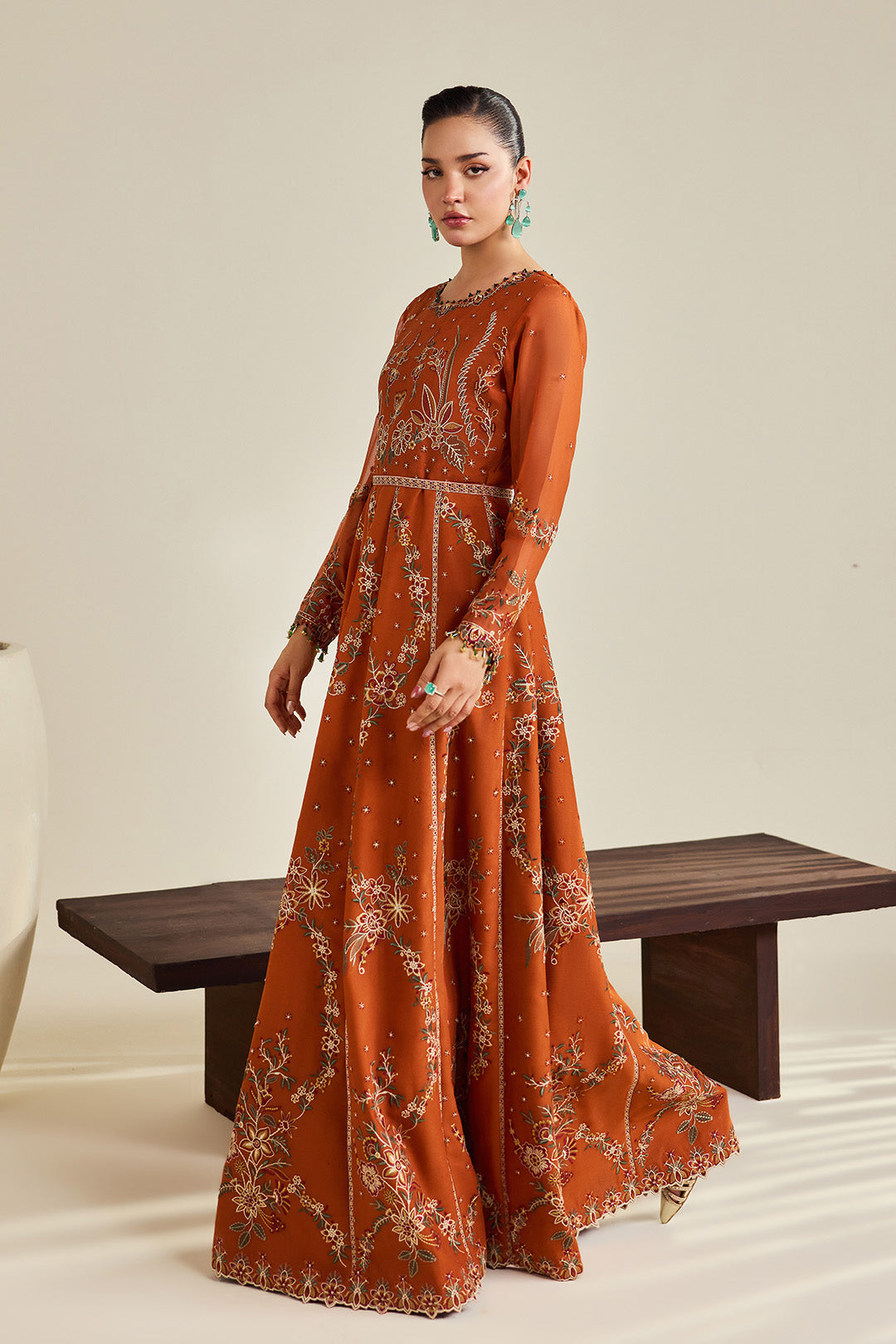 Alizeh | Dhaagay Formals | AF-DHG-5048-Zumar - Formal Dress - available at Maria Faisal in UK and USA.