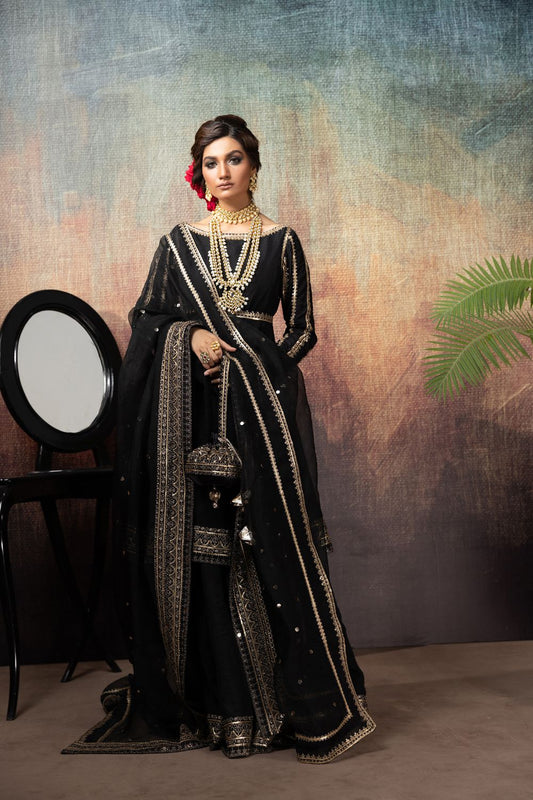 Erum Khan | Begham Jaan Bridal Formals | SHAHNAZ - Designer Dress with Intricate embroidery and embellishments. Shop elegent wedding dress at Maria Faisal.