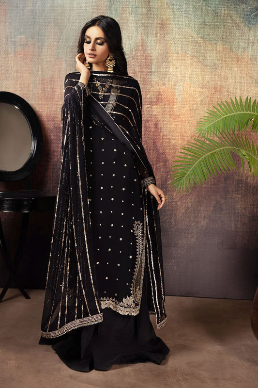 Erum Khan | Begham Jaan Bridal Formals | AABROO - Designer Dress with Intricate embroidery and embellishments. Shop elegent wedding dress at Maria Faisal.