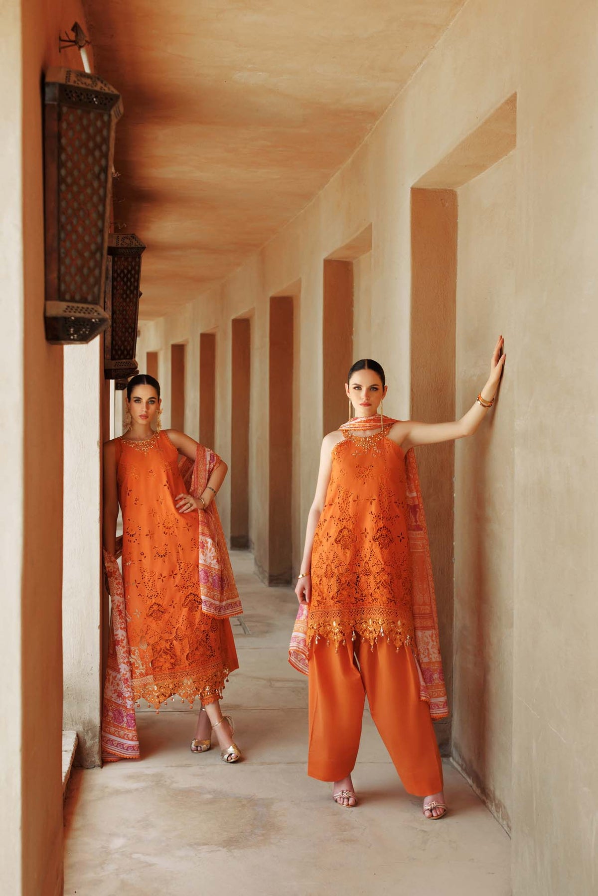 Noor By Saadia Asad | Eid Handwork Laserkari Lawn 24 | D11 - Designer Dress with Intricate embroidery and embellishments. Shop elegent wedding dress at Maria Faisal.