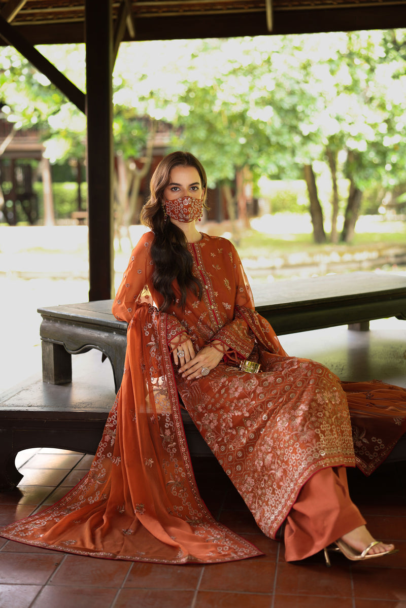 Flossie | Naayab Formals | K-109 - Ladies Clothes - Maria Faisal