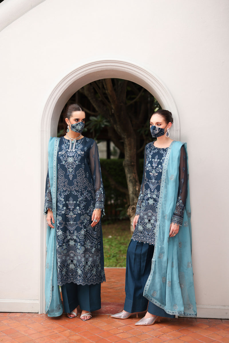 Flossie | Naayab Formals | K-108 - Ladies Clothes - Maria Faisal