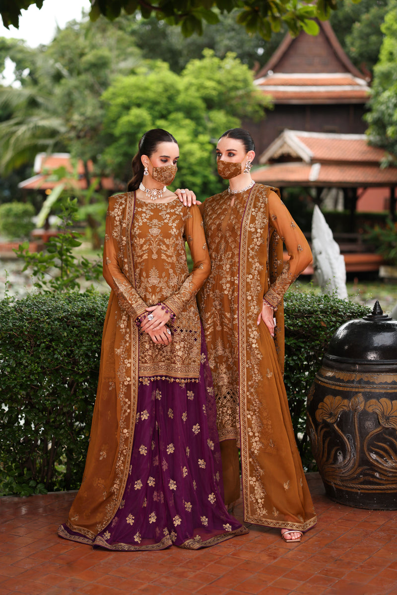 Flossie | Naayab Formals | K-103 - Ladies Clothes - Maria Faisal