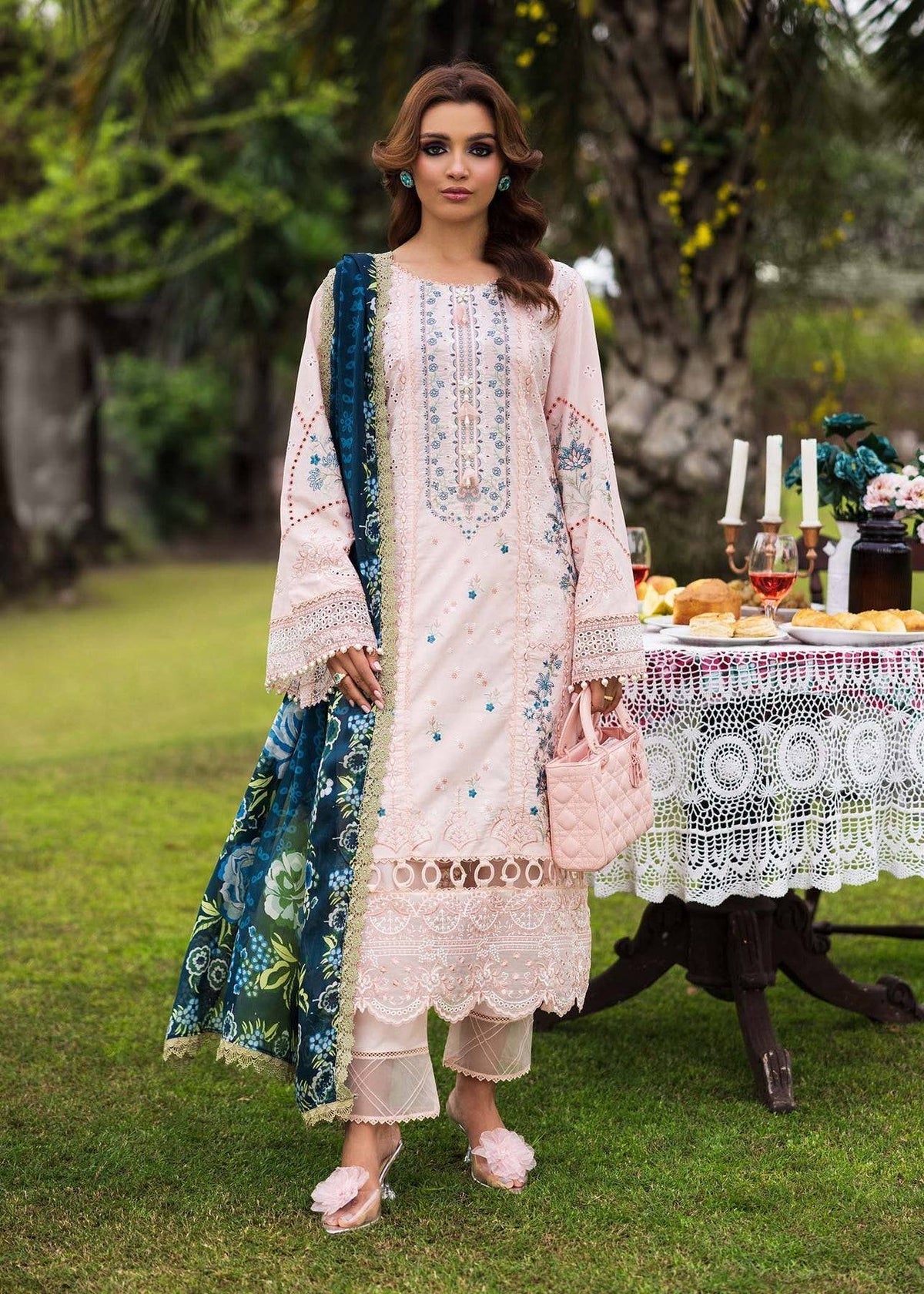 Paras by Pasha | Bloom and Beyond | Coral Bloom by Maria Faisal - Registered Vendor of : Paras by Pasha - type : Ladies Clothes - 100% original wedding dresses
