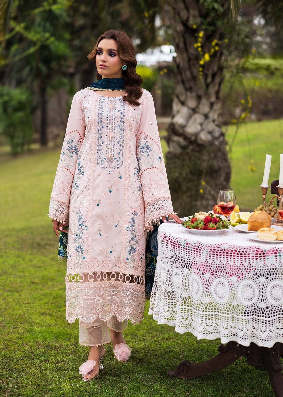 Paras by Pasha | Bloom and Beyond | Coral Bloom by Maria Faisal - Registered Vendor of : Paras by Pasha - type : Ladies Clothes - 100% original wedding dresses