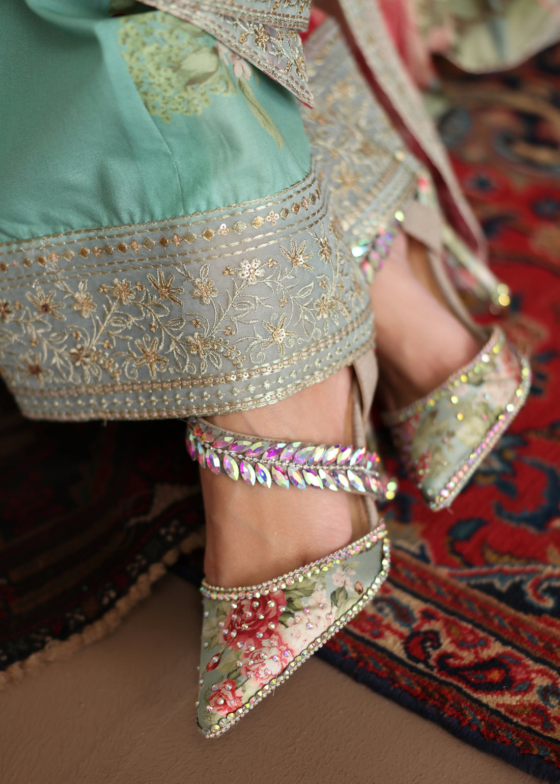 Humjoli | Rehana Luxury Collection | AQUA PINK - Ladies Clothes - Maria Faisal