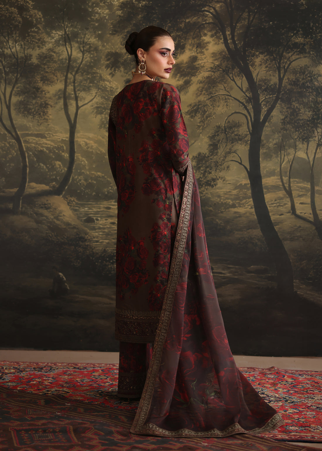 Humjoli | Rehana Luxury Collection | BROWN ROME - Ladies Clothes - Maria Faisal