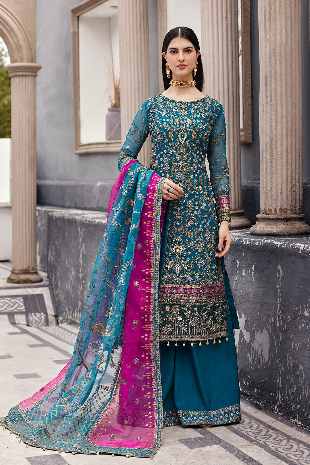 Emaan Adeel | Nawabzadi Wedding Dresses | NW-05 - Wedding Dress - Maria Faisal
