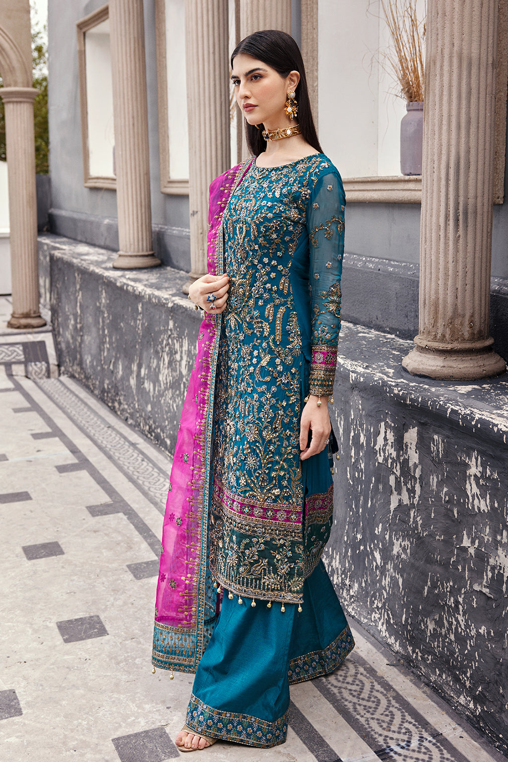 Emaan Adeel | Nawabzadi Wedding Dresses | NW-05 - Wedding Dress - Maria Faisal