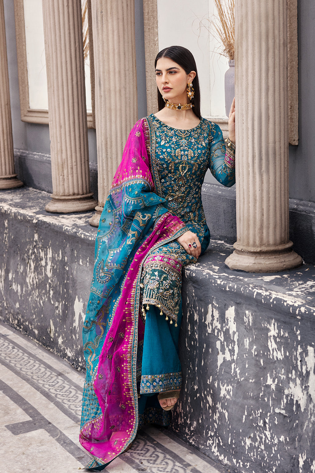 Emaan Adeel | Nawabzadi Wedding Dresses | NW-05 - Wedding Dress - Maria Faisal