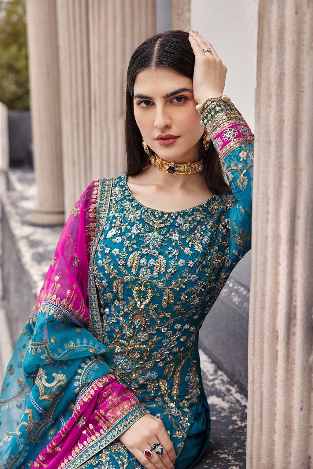 Emaan Adeel | Nawabzadi Wedding Dresses | NW-05 - Wedding Dress - Maria Faisal