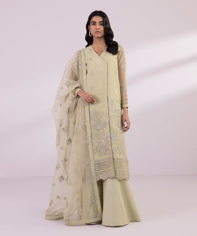 Sapphire | Eid Collection | S20 - Designer Dress with Intricate embroidery and embellishments. Shop elegent wedding dress at Maria Faisal.
