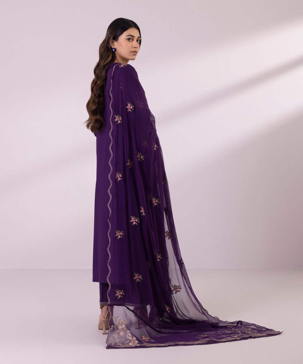 Sapphire | Eid Collection | S68 - Designer Dress with Intricate embroidery and embellishments. Shop elegent wedding dress at Maria Faisal.