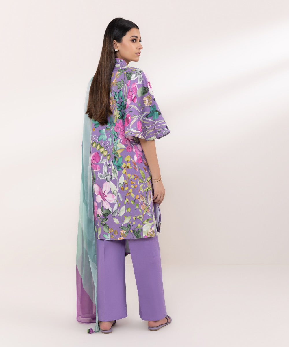 Sapphire | Intermix 2024 | Cambric Suit S-24 - Designer Dress with Intricate embroidery and embellishments. Shop elegent wedding dress at Maria Faisal.