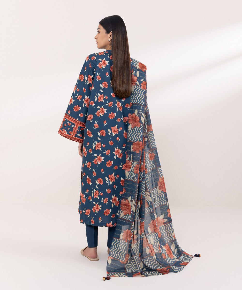 Sapphire | Intermix 2024 | Cambric Suit S-25 - Designer Dress with Intricate embroidery and embellishments. Shop elegent wedding dress at Maria Faisal.