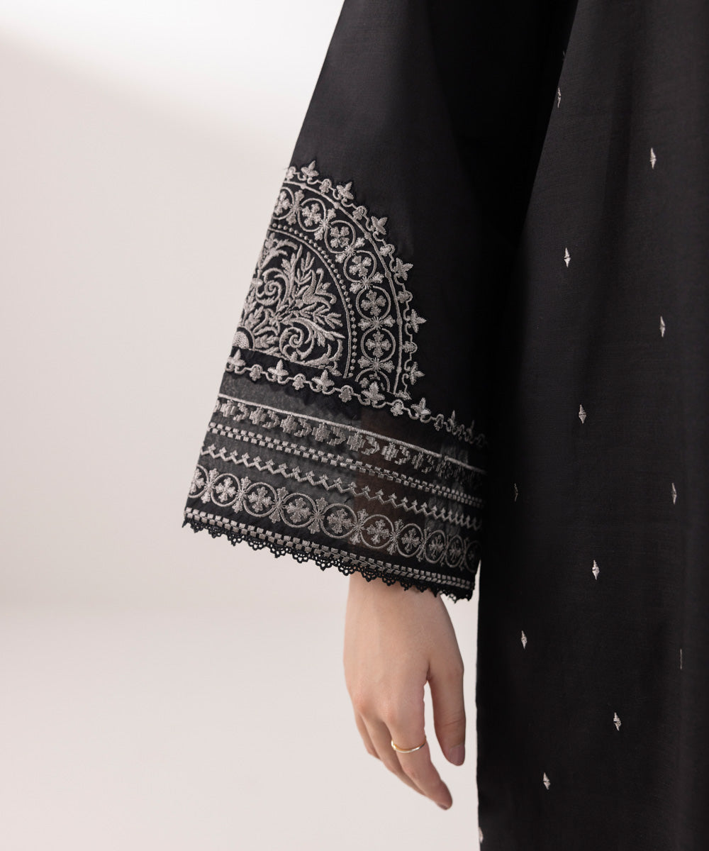 Sapphire | Intermix 2024 | Cambric Suit S-43 - Designer Dress with Intricate embroidery and embellishments. Shop elegent wedding dress at Maria Faisal.