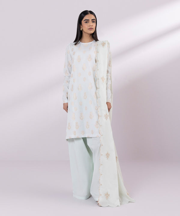 Sapphire | Eid Collection | S12 - Designer Dress with Intricate embroidery and embellishments. Shop elegent wedding dress at Maria Faisal.