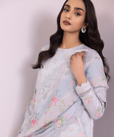 Sapphire | Eid Collection | S18 - Designer Dress with Intricate embroidery and embellishments. Shop elegent wedding dress at Maria Faisal.