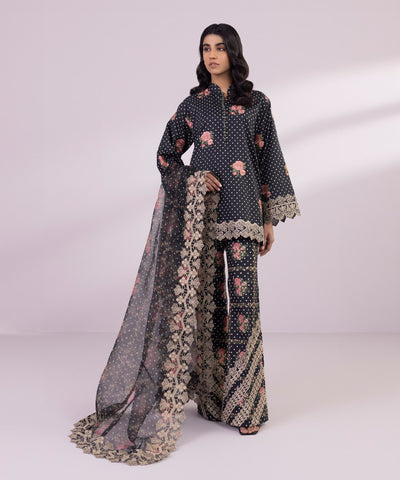 Sapphire | Eid Collection | S49 - Designer Dress with Intricate embroidery and embellishments. Shop elegent wedding dress at Maria Faisal.