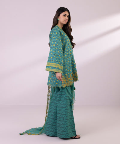 Sapphire | Eid Collection | S77 - Designer Dress with Intricate embroidery and embellishments. Shop elegent wedding dress at Maria Faisal.