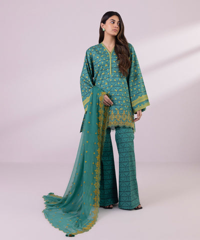 Sapphire | Eid Collection | S77 - Designer Dress with Intricate embroidery and embellishments. Shop elegent wedding dress at Maria Faisal.