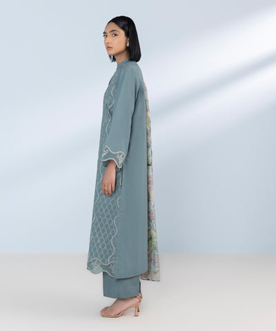 Sapphire | Eid Collection | S56 - Designer Dress with Intricate embroidery and embellishments. Shop elegent wedding dress at Maria Faisal.
