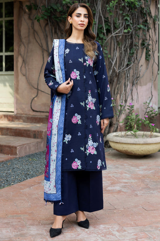 Farasha | Eminence Khaddar 25 | Rowen - Casual Dress - available at Maria Faisal in UK and USA.