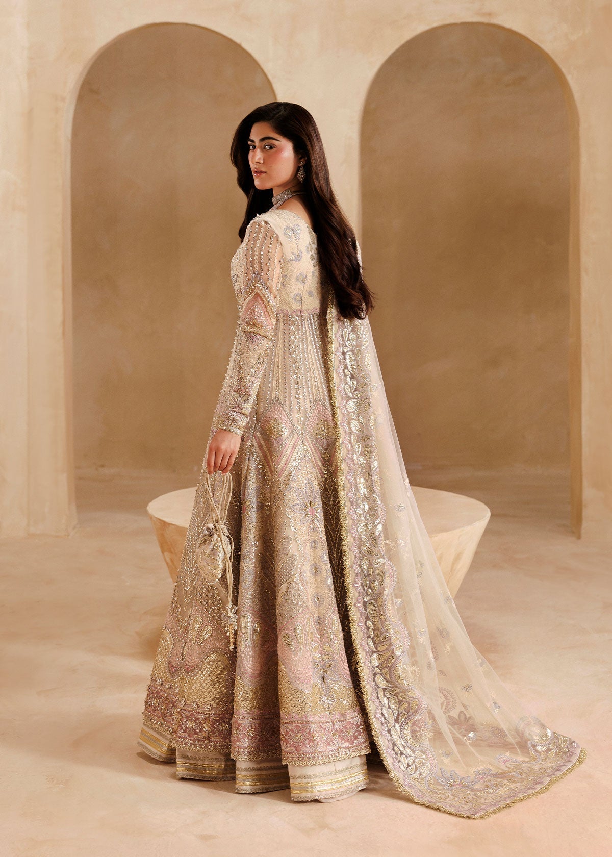 Sardinia | Bridal Edit 26 | SABRINIA - Bridal Dress - available at Maria Faisal in UK and USA.