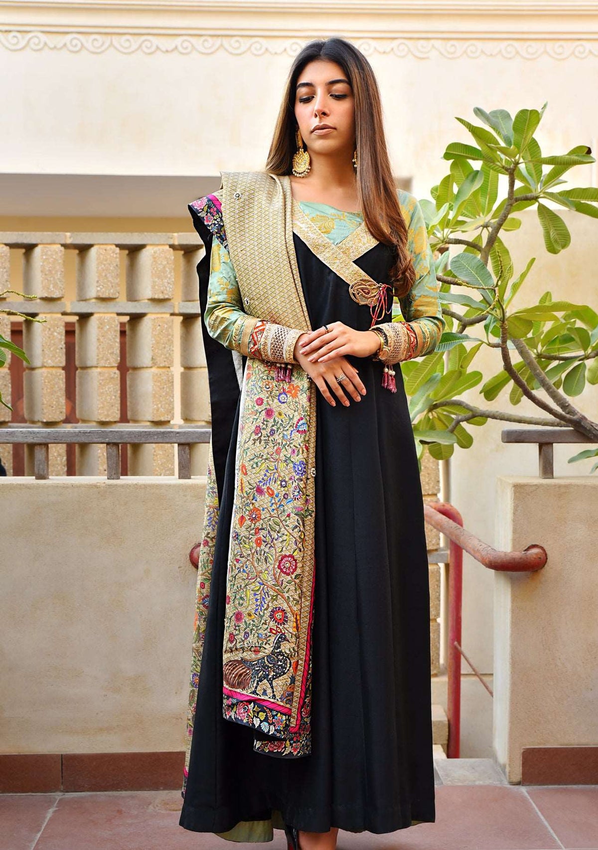 Layla Chatoor | Pret A Porter | LC-04 - Luxury Dress - available at Maria Faisal in UK and USA.