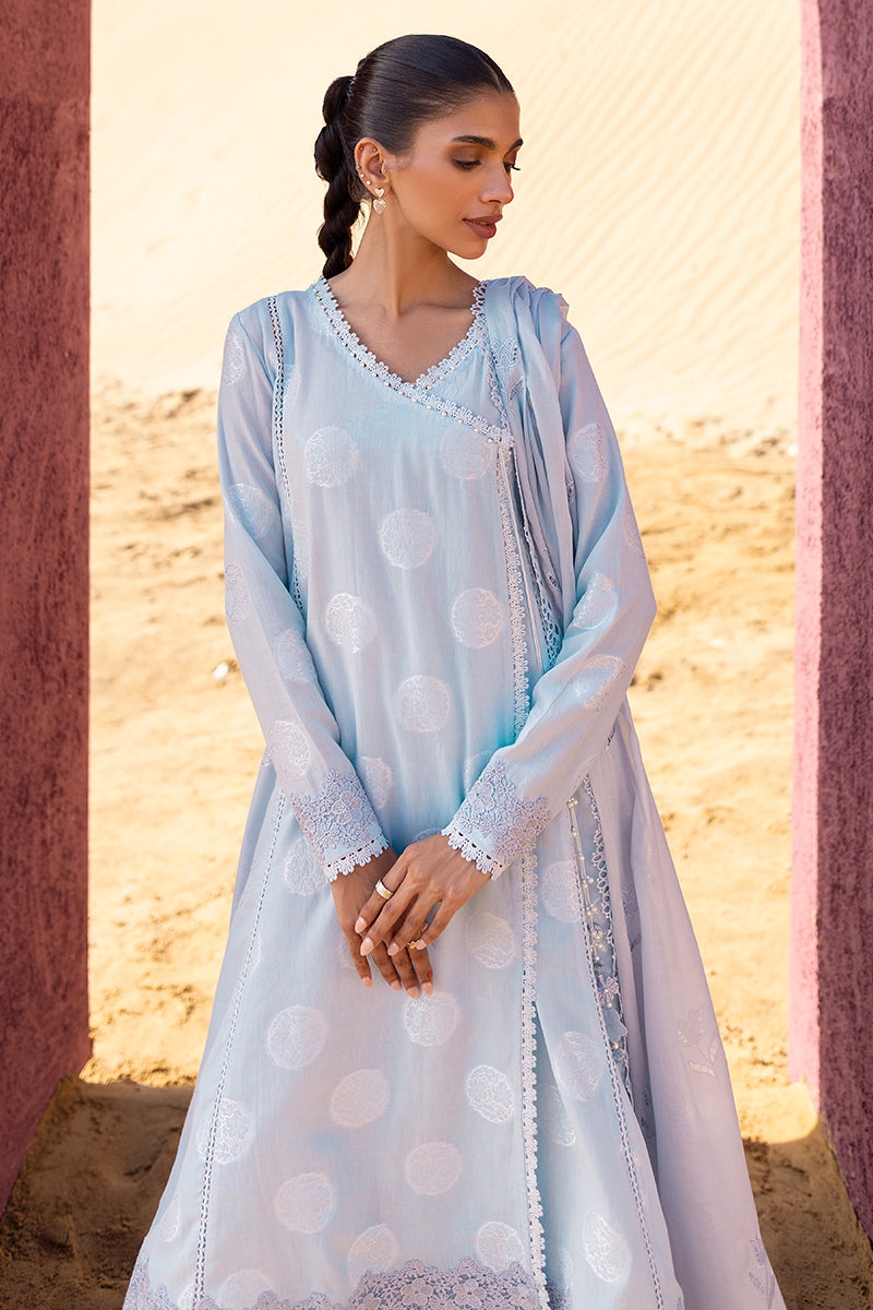 Cross Stitch | Eid Lawn 24 | CRYSTAL GLARE - Designer Dress with Intricate embroidery and embellishments. Shop elegent wedding dress at Maria Faisal.