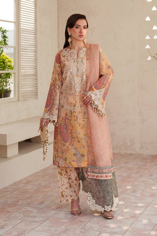 Baroque | Luxury Pret Summer | UF-4403 - Luxury Dress - available at Maria Faisal in UK and USA.