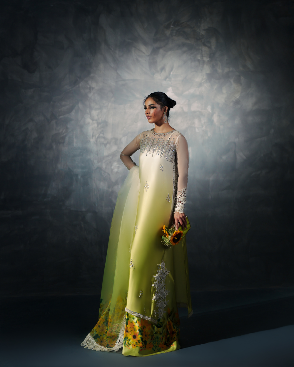 Vasal | Zyra Luxe Pret 26 | Saffron Mist - Ladies Clothes - Maria Faisal