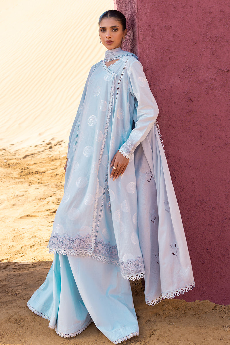 Cross Stitch | Eid Lawn 24 | CRYSTAL GLARE - Designer Dress with Intricate embroidery and embellishments. Shop elegent wedding dress at Maria Faisal.