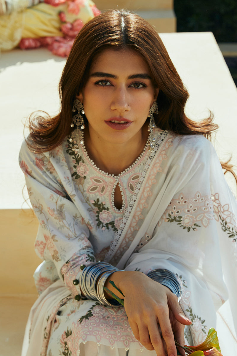 Cross Stitch | Premium Lawn 24 | FLORAL MARINE - Ladies Clothes - Maria Faisal