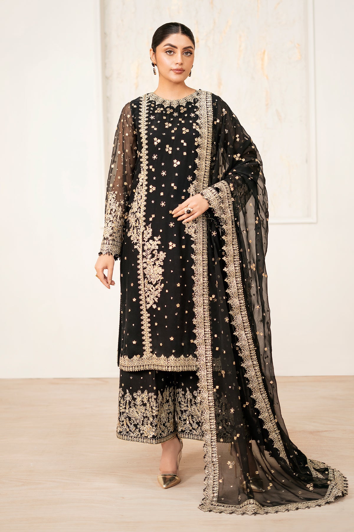 Baroque | Formal Collection |UF-4038 - Ladies Clothes - Maria Faisal