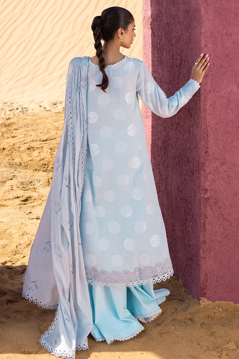 Cross Stitch | Eid Lawn 24 | CRYSTAL GLARE - Designer Dress with Intricate embroidery and embellishments. Shop elegent wedding dress at Maria Faisal.
