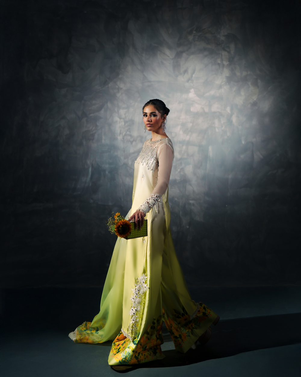 Vasal | Zyra Luxe Pret 26 | Saffron Mist - Ladies Clothes - Maria Faisal