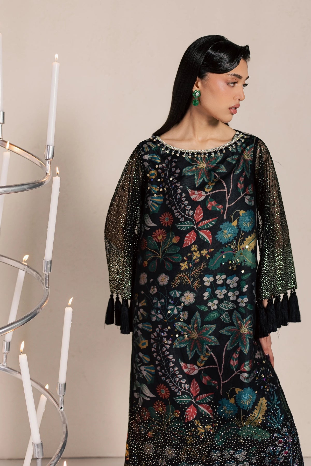Vanya | Meraki Formals | FF-93 - Formal Dress - available at Maria Faisal in UK and USA.