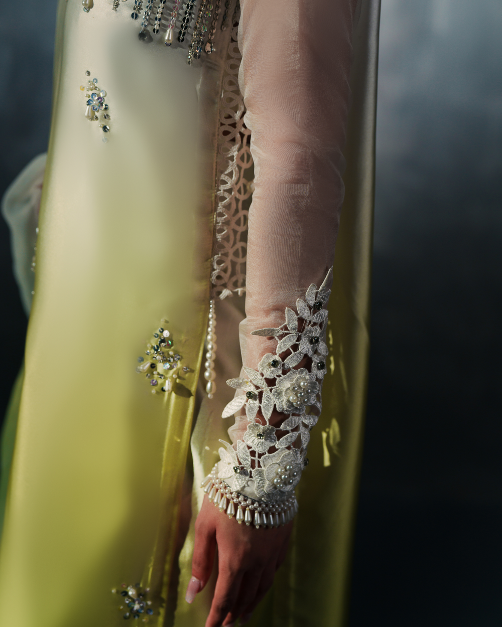Vasal | Zyra Luxe Pret 26 | Saffron Mist - Ladies Clothes - Maria Faisal