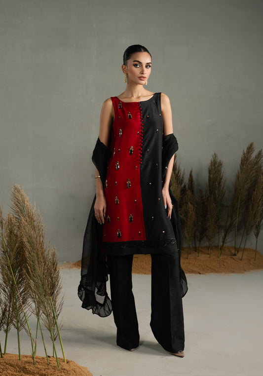 Zarqash | Silk Edit | ZQS 023 CRIMSYN - Ladies Clothes 