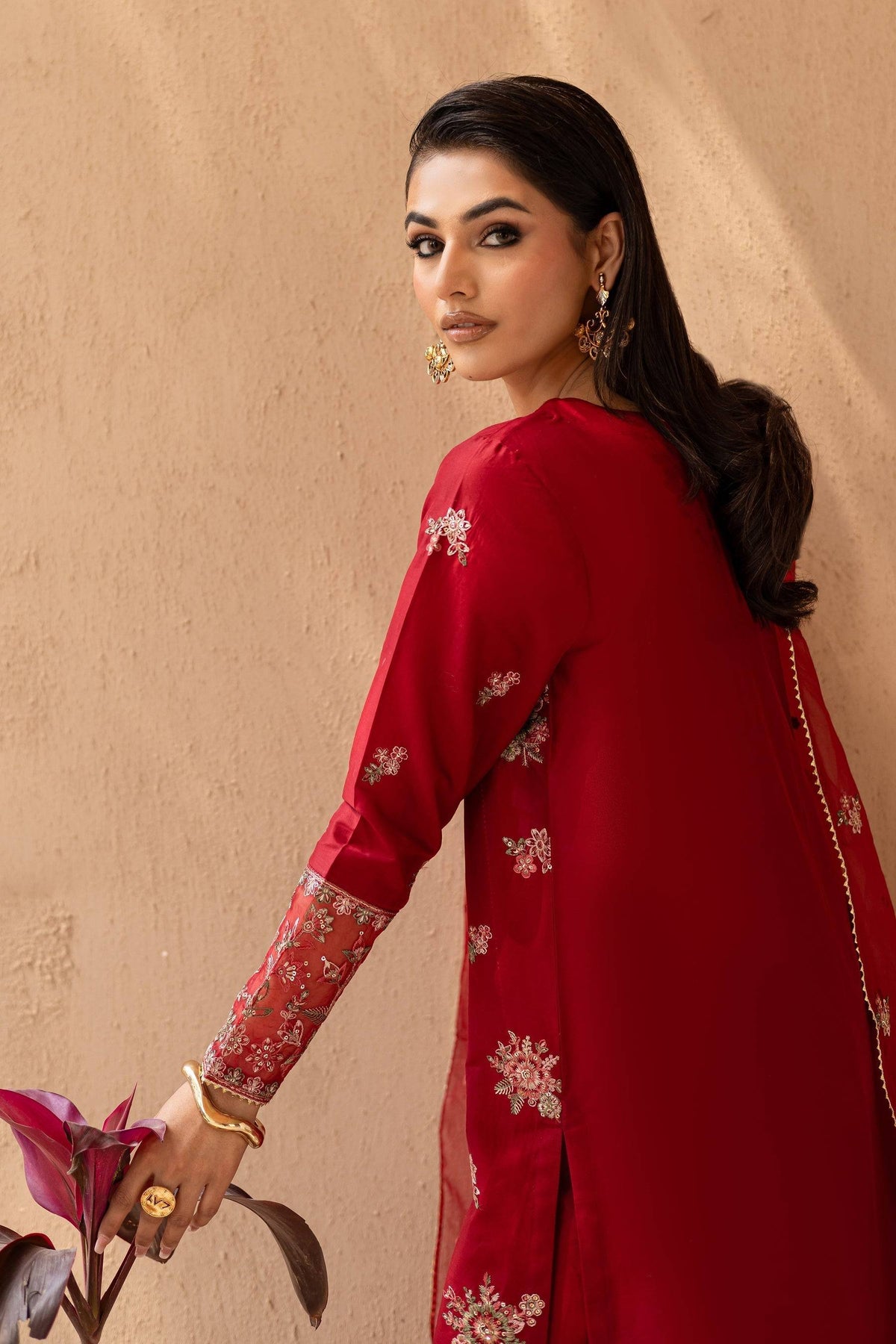 Batik | Nyra Embroidered Summer Solids | Starburst by Maria Faisal - Registered Vendor of : Batik - type : Ladies Clothes - 100% original wedding dresses