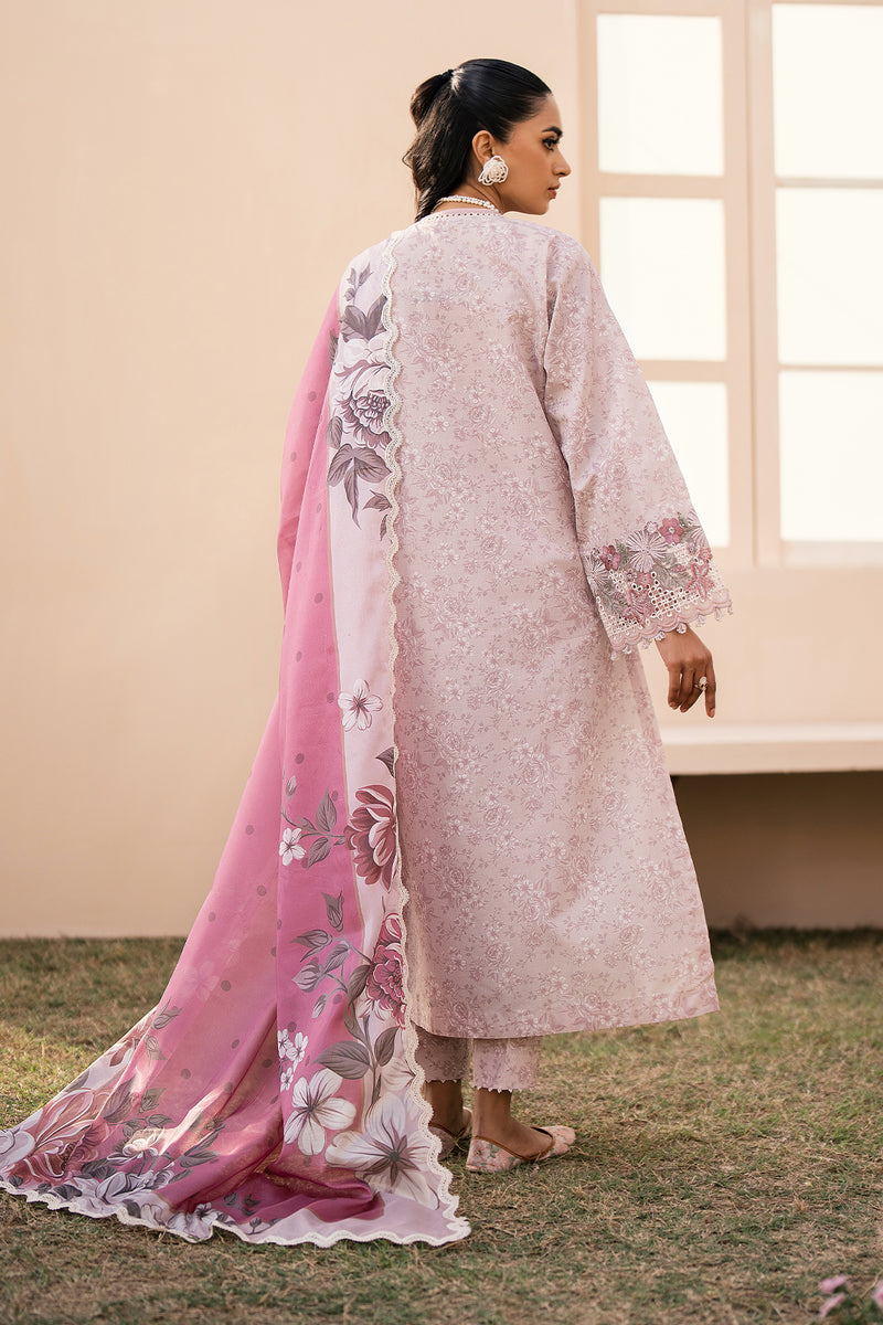 Baroque | Luxury Pret 24 | LAWN UF-604 - Designer Dress with Intricate embroidery and embellishments. Shop elegent wedding dress at Maria Faisal.