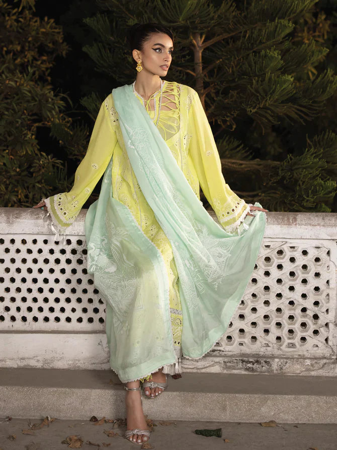 Faiza Faisal | Maya Luxury Lawn | Derya - Maria Faisal