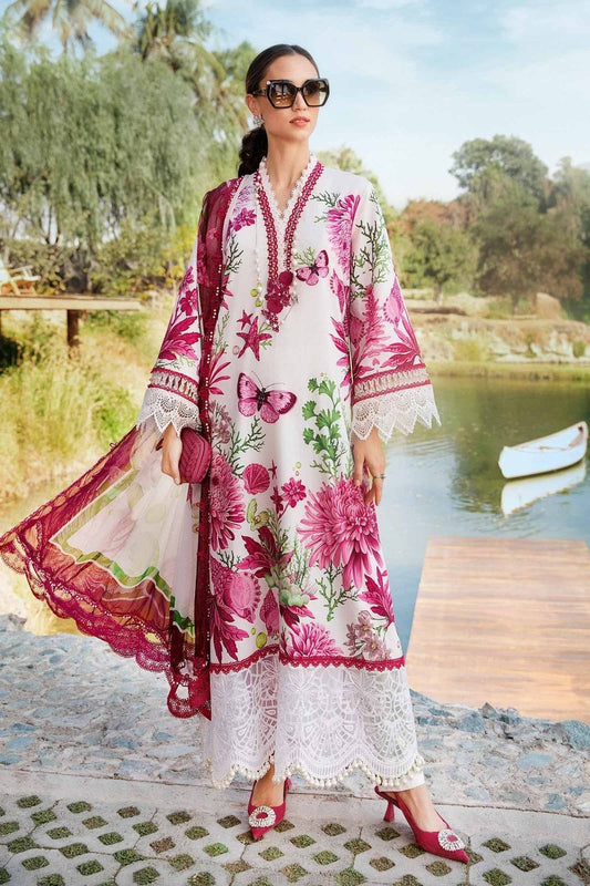 Maria B | M Prints 25 | MPT-2510-A by Maria Faisal - Registered Vendor of : Maria B - type : Ladies Clothes - 100% original wedding dresses