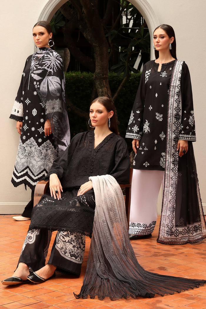 Baroque | Luxury Pret Summer | UF-4192 - Luxury Dress - available at Maria Faisal in UK and USA.