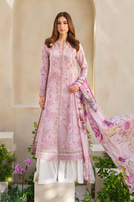 Iznik | Festive lawn 24 | SFL-06 - Designer Dress with Intricate embroidery and embellishments. Shop elegent wedding dress at Maria Faisal.